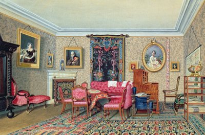 Interno a Pavlino, anni 1840 da S. Sollogub